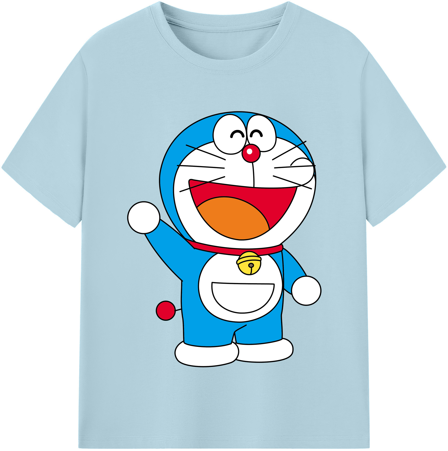 （画像用） ドラえもん Doraemon 綿100％半袖Tシャツ（フロントプリント）